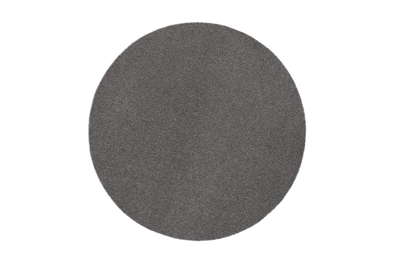 Porto Flatvevd Matte Rund 200 cm - Grå - Tekstiler - Tepper & Matter - Flatvevde tepper