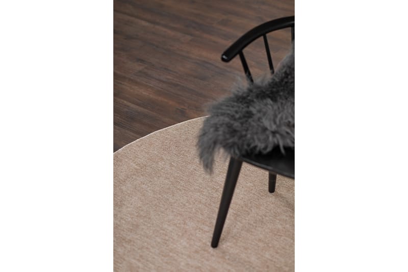 Porto Flatvevd Matte Rund 200 cm - Natur - Tekstiler - Tepper & Matter - Flatvevde tepper
