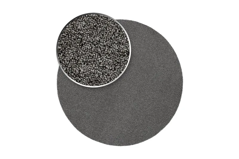 Porto Flatvevd Matte Rund 240 cm - Grå - Tekstiler - Tepper & Matter - Flatvevde tepper