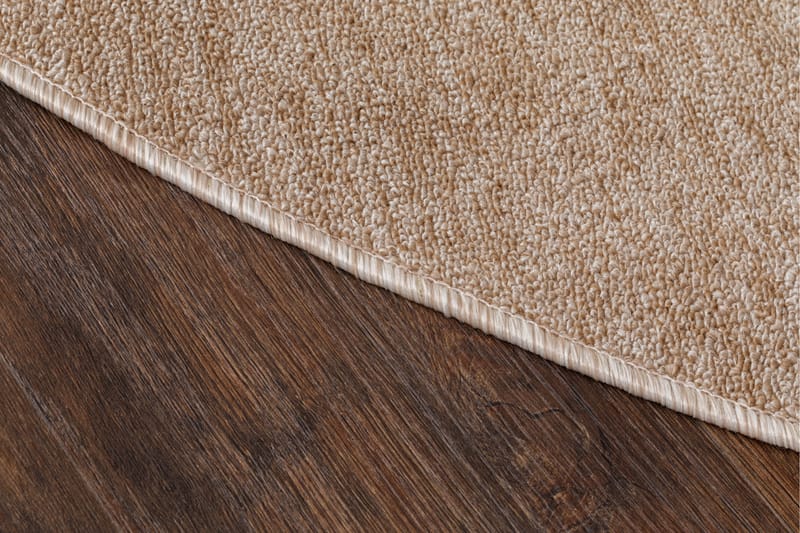 Porto Flatvevd Matte Rund 240 cm - Natur - Tekstiler - Tepper & Matter - Flatvevde tepper