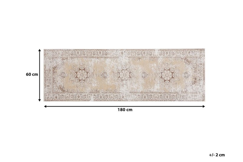 Flemington Matte 60x180 cm - Beige - Tekstiler - Tepper & Matter