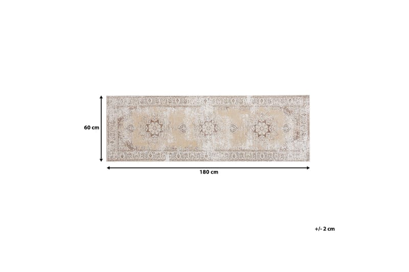 Flemington Matte 60x180 cm - Beige - Tepper & Matter