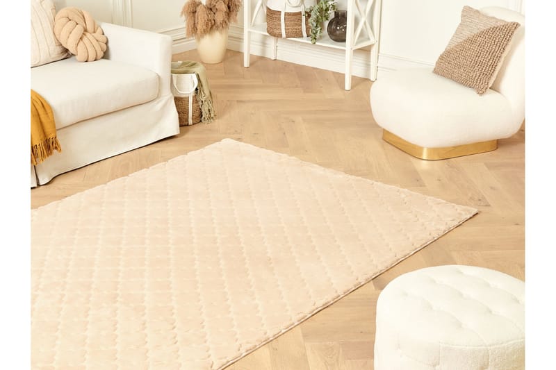 Gharo Skinnteppe 160x230 cm - Beige - Tekstiler - Tepper & Matter - Skinn & pelstepper