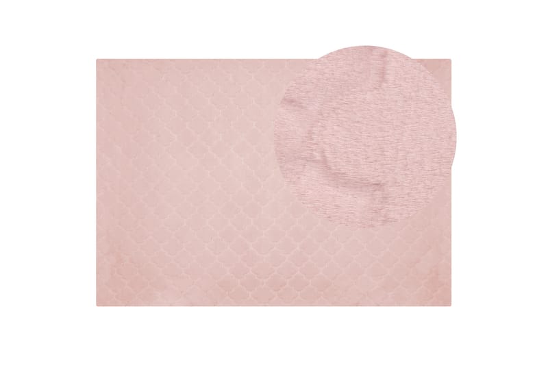 Gharo Skinnteppe 160x230 cm - Rosa - Tekstiler - Tepper & Matter - Skinn & pelstepper