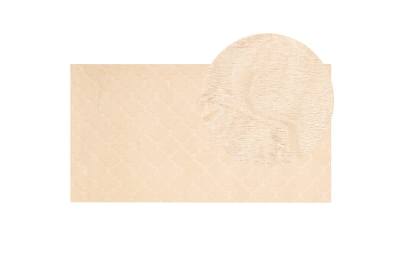 Gharo Skinnteppe 80x150 cm - Beige - Tekstiler - Tepper & Matter - Skinn & pelstepper