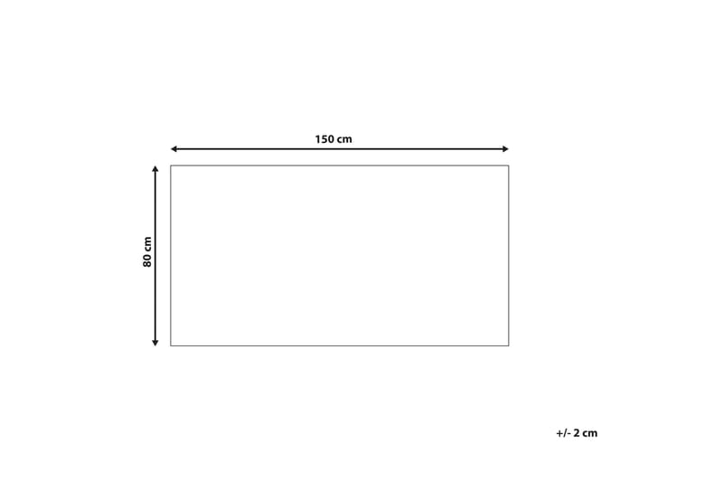 Gharo Skinnteppe 80x150 cm - Hvit - Tekstiler - Tepper & Matter - Skinn & pelstepper
