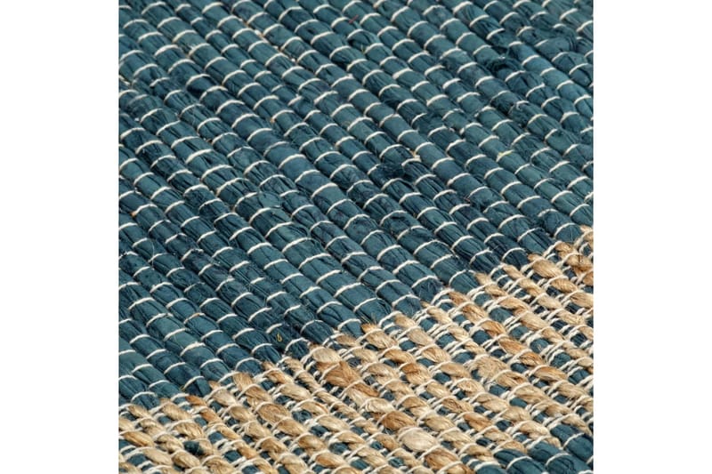 Håndlaget teppe jute blå 120x180 cm - Tekstiler - Tepper & Matter - Håndvevde tepper