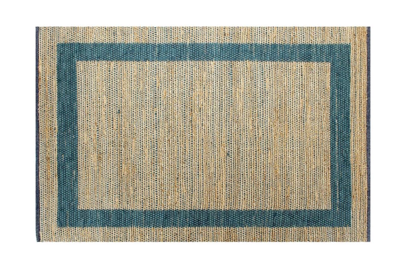 Håndlaget teppe jute blå 120x180 cm - Sisaltepper - Jutematter & hampematter - Håndvevde tepper