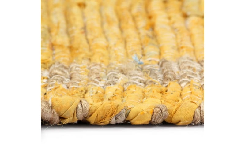 Håndlaget teppe jute gul 160x230 cm - Sisaltepper - Jutematter & hampematter - Håndvevde tepper