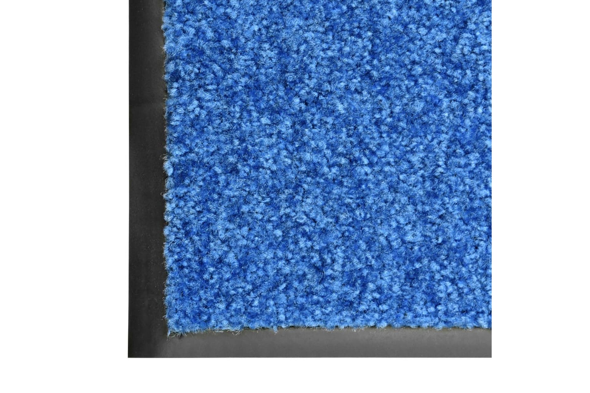 Dørmatte vaskbar blå 90x120 cm - Blå - Tekstiler - Tepper & Matter - Hall matte