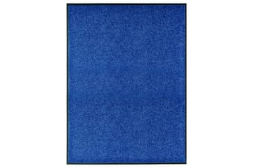 Dørmatte vaskbar blå 90x120 cm - Blå - Tekstiler - Tepper & Matter - Hall matte