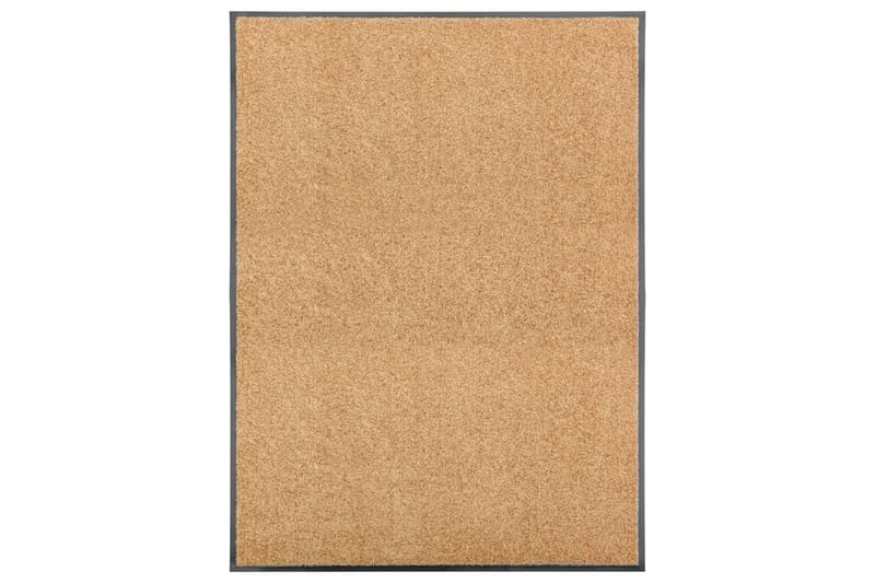 Dørmatte vaskbar kremhvit 90x120 cm - Krem - Tekstiler - Tepper & Matter - Hall matte