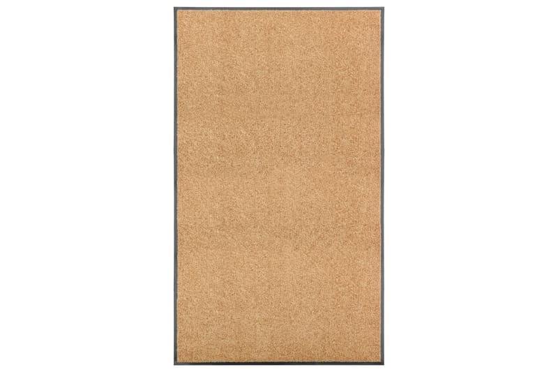 Dørmatte vaskbar kremhvit 90x150 cm - Krem - Tekstiler - Tepper & Matter - Hall matte