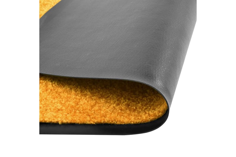 Dørmatte vaskbar oransje 40x60 cm - Oransj - Tekstiler - Tepper & Matter - Hall matte