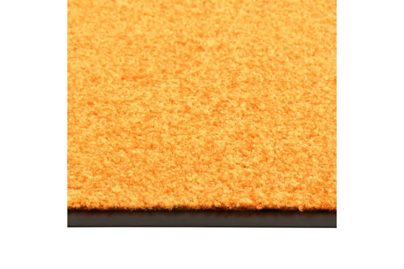 Dørmatte vaskbar oransje 40x60 cm - Oransj - Tekstiler - Tepper & Matter - Hall matte