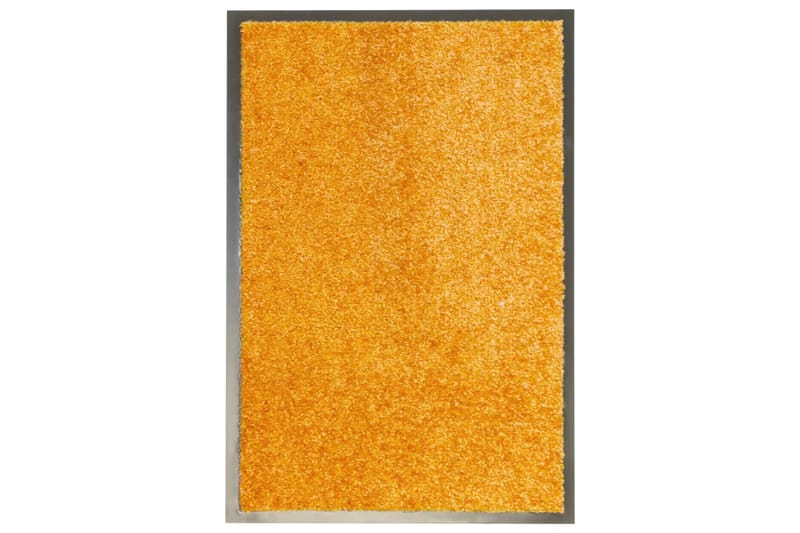 Dørmatte vaskbar oransje 40x60 cm - Oransj - Tekstiler - Tepper & Matter - Hall matte