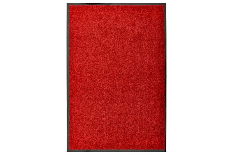 Dørmatte vaskbar rød 60x90 cm - Rød - Tekstiler - Tepper & Matter - Hall matte