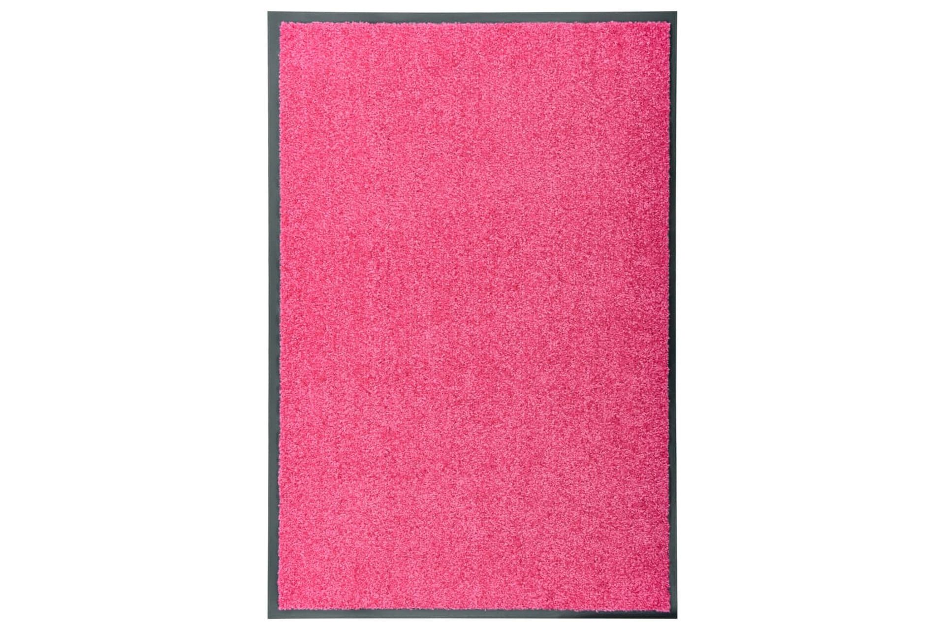 Dørmatte vaskbar rosa 60x90 cm - Rosa - Tekstiler - Tepper & Matter - Hall matte