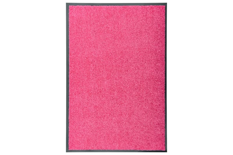 Dørmatte vaskbar rosa 60x90 cm - Rosa - Hall matte