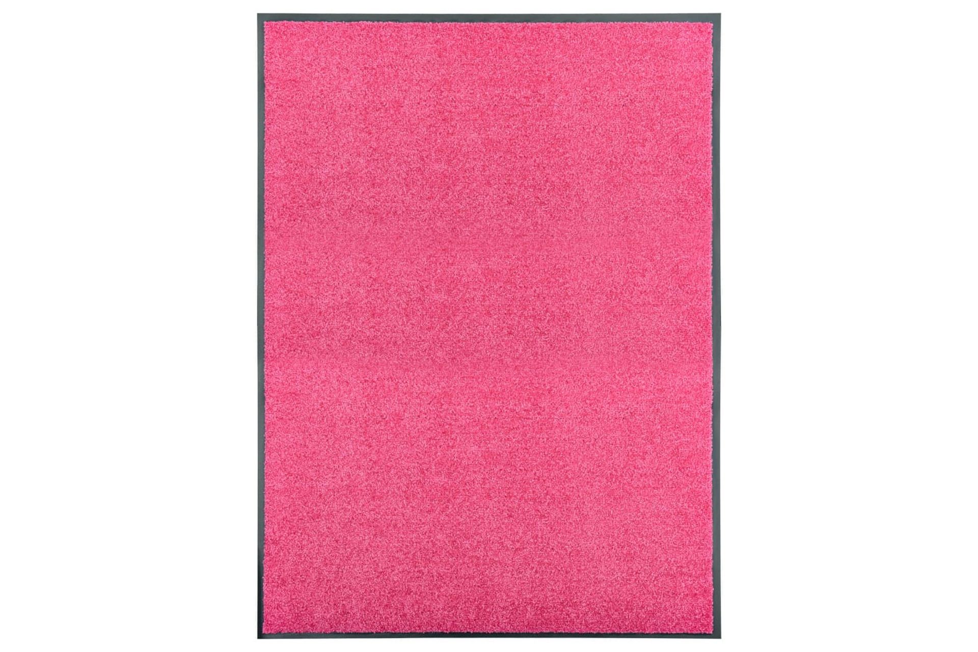 Dørmatte vaskbar rosa 90x120 cm - Rosa - Tekstiler - Tepper & Matter - Hall matte