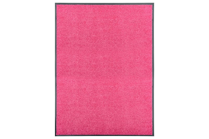 Dørmatte vaskbar rosa 90x120 cm - Rosa - Tekstiler - Tepper & Matter - Hall matte