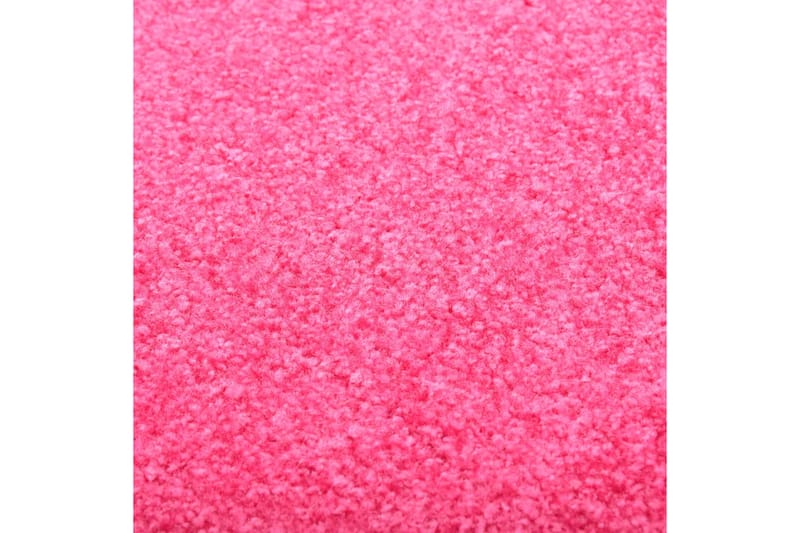 Dørmatte vaskbar rosa 90x120 cm - Rosa - Tekstiler - Tepper & Matter - Hall matte