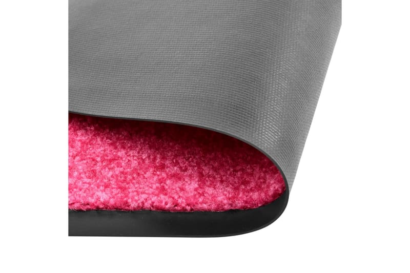 Dørmatte vaskbar rosa 90x120 cm - Rosa - Tekstiler - Tepper & Matter - Hall matte