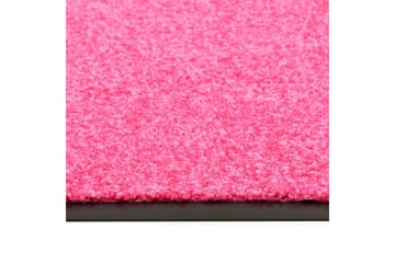 Dørmatte vaskbar rosa 90x120 cm - Rosa - Tekstiler - Tepper & Matter - Hall matte