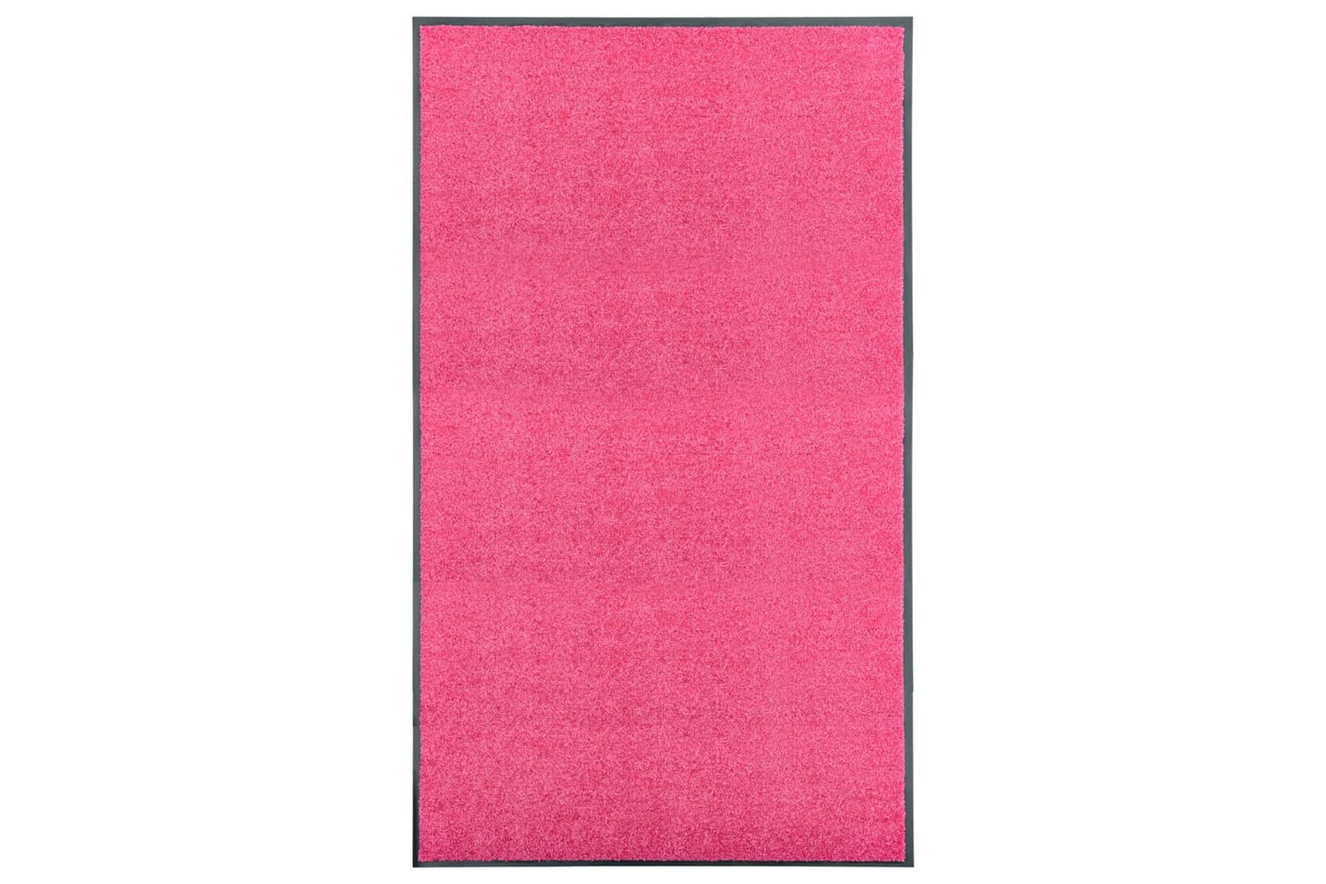 Dørmatte vaskbar rosa 90x150 cm - Rosa - Tekstiler - Tepper & Matter - Hall matte