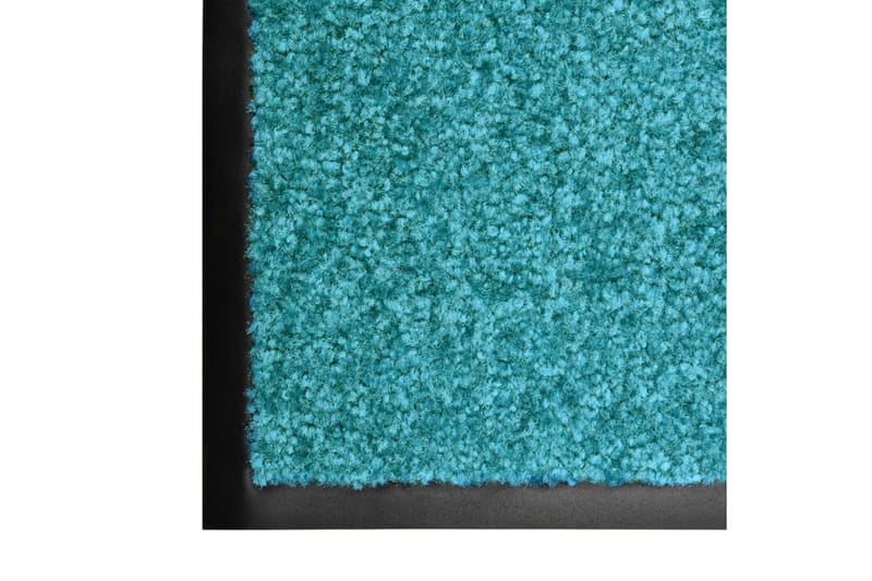 Dørmatte vaskbar turkis 40x60 cm - Blå - Tekstiler - Tepper & Matter - Hall matte