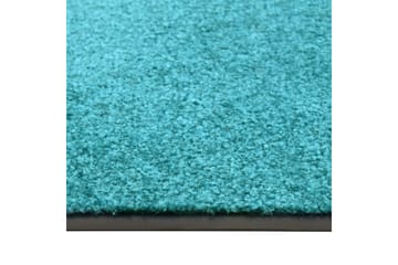 Dørmatte vaskbar turkis 40x60 cm - Blå - Tekstiler - Tepper & Matter - Hall matte
