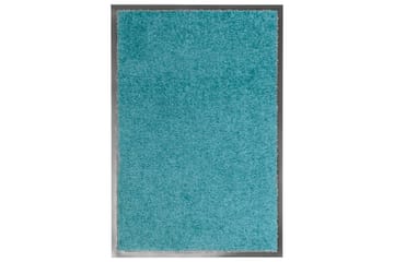 Dørmatte vaskbar turkis 40x60 cm - Blå - Tekstiler - Tepper & Matter - Hall matte