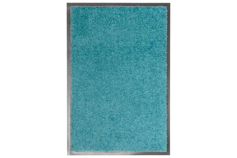 Dørmatte vaskbar turkis 40x60 cm - Blå - Tekstiler - Tepper & Matter - Hall matte