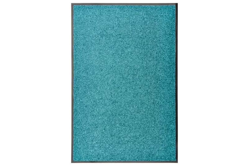 Dørmatte vaskbar turkis 60x90 cm - Blå - Tekstiler - Tepper & Matter - Hall matte
