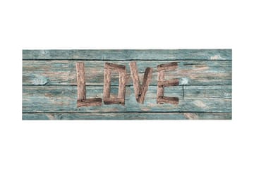 Kjøkkenmatte vaskbar Love 45x150 cm - Flerfarget - Tekstiler - Tepper & Matter - Hall matte