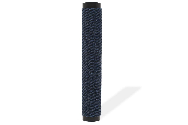 Støvkontroll matte rektangulr tuftet 60x90 cm blå - Blå - Gummiert tepper - Små tepper - Store tepper - Hall matte - Håndvevde tepper - Dørmatte og entrématte