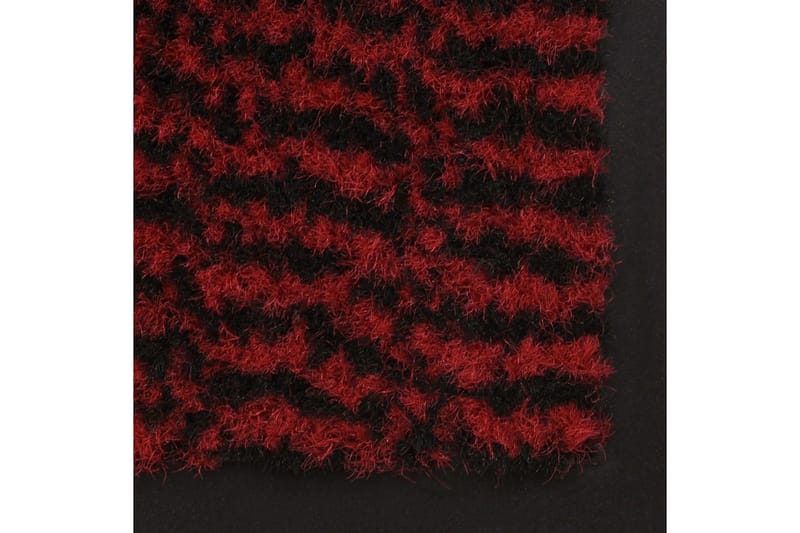 Støvkontroll matte rektangulr tuftet 90x150 cm rød - Rød - Gummiert tepper - Små tepper - Mønstrede tepper - Store tepper - Hall matte - Håndvevde tepper - Dørmatte og entrématte