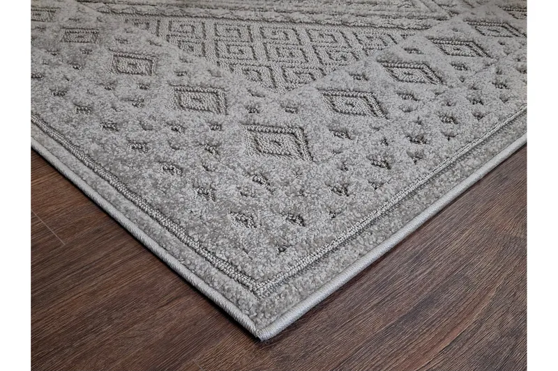 Hampton Flatvevd teppe 140x200 cm Rektangulær - Grå - Tekstiler - Tepper & Matter - Flatvevde tepper