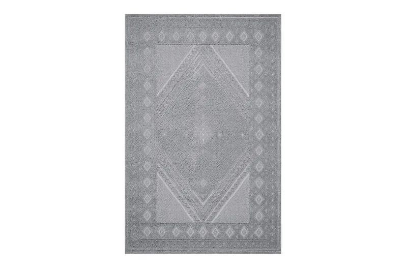 Hampton Flatvevd teppe 160x230 cm Rektangulær - Grå - Tekstiler - Tepper & Matter - Flatvevde tepper