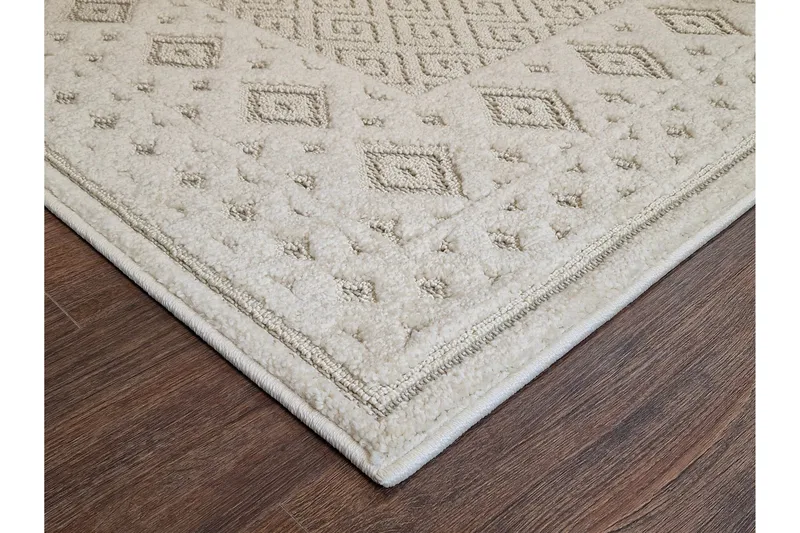 Hampton Flatvevd teppe 200x290 cm Rektangulær - Krem - Tekstiler - Tepper & Matter - Flatvevde tepper