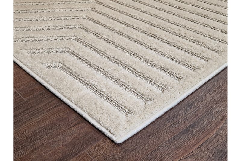 Hampton Flatvevd teppe 200x290 cm Rektangulær - Krem - Tekstiler - Tepper & Matter - Flatvevde tepper