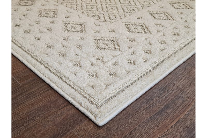 Hampton Flatvevd teppe 240x340 cm Rektangulær - Krem - Tekstiler - Tepper & Matter - Flatvevde tepper