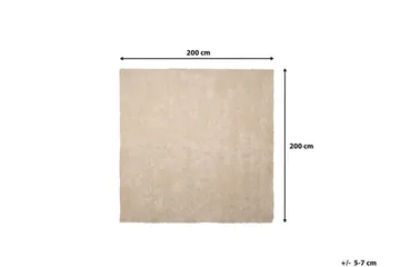 Hummerbeck Matte 200x200 cm - Beige - Tekstiler - Tepper & Matter - Moderne tepper - Ryeteppe