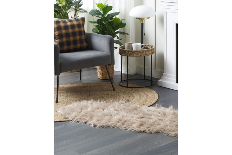 Mamungari Skinnteppe 60x180 cm - Beige - Tekstiler - Tepper & Matter - Skinn & pelstepper