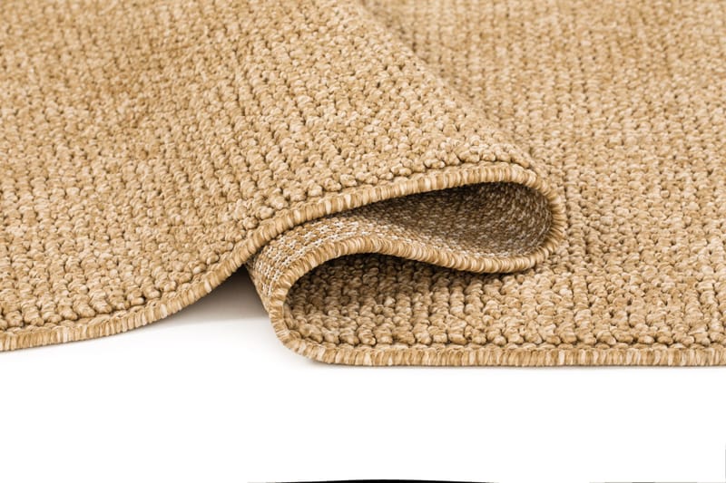 Maskinvevd teppe Capri Plain rund 240 cm - Jute - Tekstiler - Tepper & Matter - Store tepper
