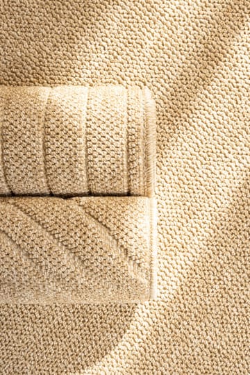 Maskinvevd teppe Capri Plain Rund 160 cm - Jute - Tekstiler - Tepper & Matter - Store tepper