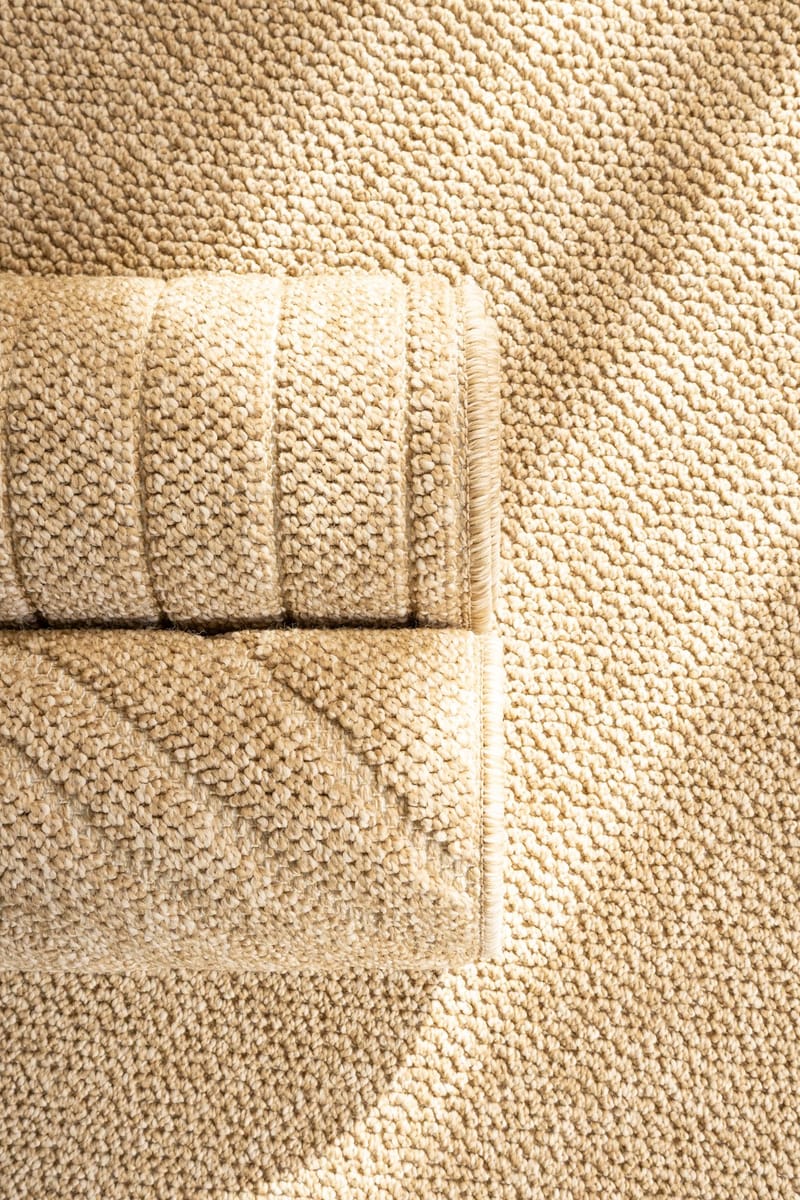 Maskinvevd teppe Capri Plain rund 240 cm - Jute - Tekstiler - Tepper & Matter - Store tepper