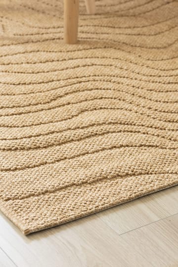 Maskinvevd teppe KM Home Capri Modern 240x340 cm Jute - jute - Tekstiler - Tepper & Matter - Utendørstepper