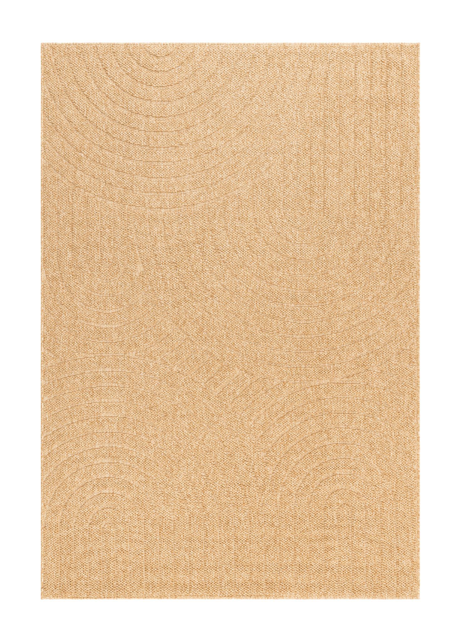 Maskinvevd teppe KM Home Capri Zen 240x340 cm Jute - jute
