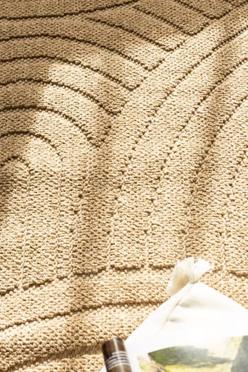 Maskinvevd teppe KM Home Capri Zen 80x250 cm Jute - jute - Tekstiler - Tepper & Matter - Utendørstepper